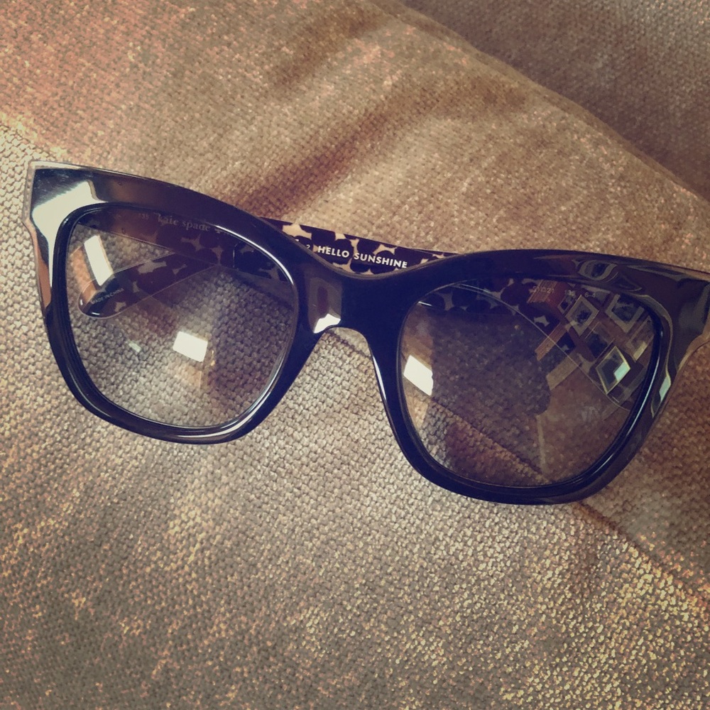 Kate Spade Hello Sunshine Black Sunglasses
